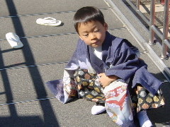 七五三は疲れるぜ